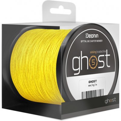 Delphin šňůra GHOST 4+1 žlutá 200m 0,18mm 9,1kg – Zboží Mobilmania