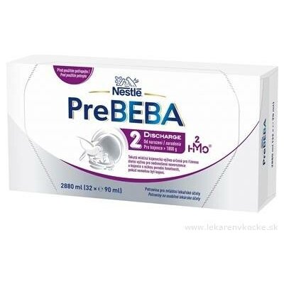 Nestlé PreBEBA 2 DISCHARGE 1800 g 32 x 90 ml 2880 ml – Hledejceny.cz