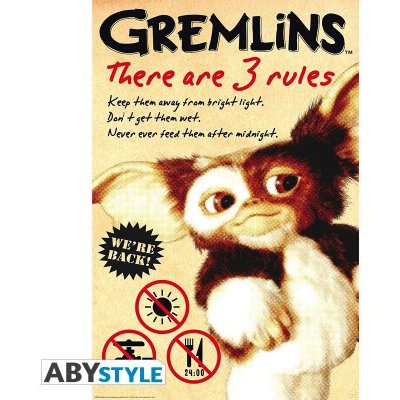 ABYstyle Plakát GREMLINS - Rules (91.5x61) – Zbozi.Blesk.cz