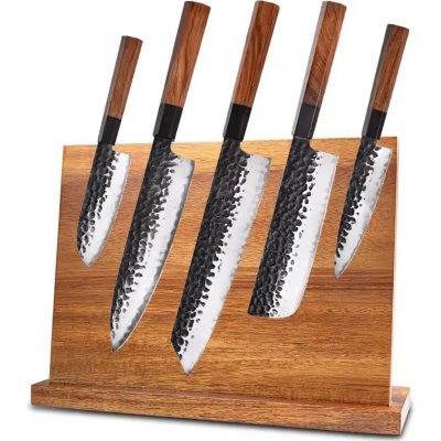 SaKuRo Eben 5 ks Sada kuchyňských nožů z japonské oceli – Zboží Dáma
