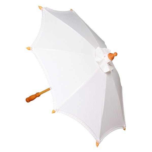 Deštník svatební bavlněný bílý od 990 Kč - Heureka.cz