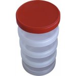 MAGG 120238 Plastový šroubovací box kulatý průměr 9 cm 4 patra – Zboží Dáma