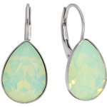 Swarovski Elements Pear stříbrné visací zelené slzičky kapky 51056.3 Chrysolite Opal zelená mléčná světlá mátová – Sleviste.cz