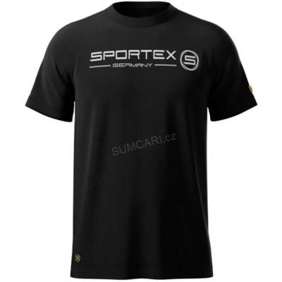 Sportex rybářské tričko T-Shirt s logem černé – Hledejceny.cz