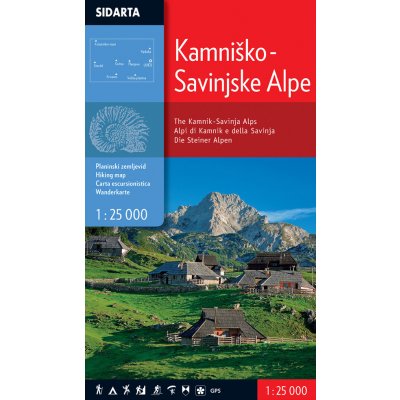 Sidarta Kamniško Savinjske Alpy 1:25000