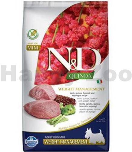 N&D Pumpkin Dog Adult Mini Grain Free Breed Lamb & Blueberry 7 kg