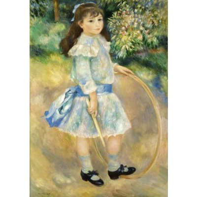 Grafika Auguste Renoir: Dívka s obručí 1000 dílků