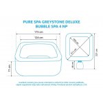 Marimex Greystone Deluxe Bubble Spa 4 NP 11400294 – Zboží Dáma