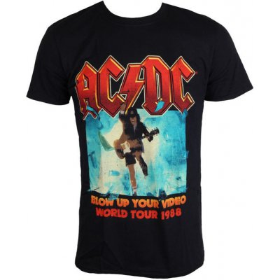 Rock off tričko metal AC-DC Blow Up Your Video černá