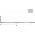 MACO střední závora 628 | 1301 - 1500 mm – Zboží Mobilmania