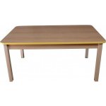 Tomaholz Stůl pro mateřské školy červená á výška 59 cm tvar cm: obdelník 120x80 – Zboží Dáma