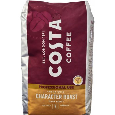 Costa Coffee Coffe Costa Pro Crema Gold Dark Arabica káva 1 kg – Zboží Mobilmania