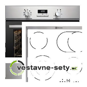 Set Electrolux EOB3400BAX + EHF6346XOK