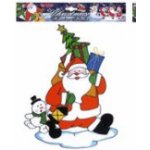 WIDMANN Vánoční dekorace na okno Santa Claus 30cm I – Hledejceny.cz