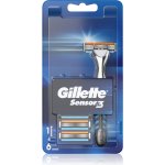 Gillette Sensor3 + 6 ks hlavic – Zboží Dáma