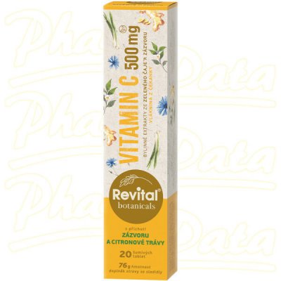 Revital Botanicals Vitamin C 500 mg 20 šumivých tablet – Hledejceny.cz
