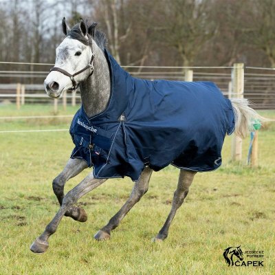 Horze Deka výběhová AVALANCHE FLEECE Modrá – Zboží Dáma