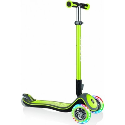 Globber Elite Deluxe Lights Lime Green – Hledejceny.cz