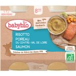 Babybio Rizoto s pórkem, máslovou dýní a lososem 2 x 200 g – Hledejceny.cz