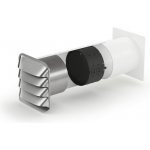 Faber E-Jal Col 150 - stěnová příruba s Thermoboxem a venkovní nerezovou žaluzií – Hledejceny.cz