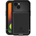 LOVE MEI extra odolné pouzdro proti nárazu, vodě a prachu pro iPhone 14 Plus - černé – Sleviste.cz