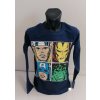 Dětské tričko chlapecké tričko dl.rukáv Avengers tm.modré