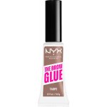 NYX Professional Makeup The Brow Glue Instant Brow Styler tónovací gel na obočí s extrémní fixací 02 Taupe 5 g – Zboží Dáma