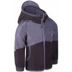 Unuo softshellová bunda s fleecem Street černá žíhaná antracitová – Sleviste.cz