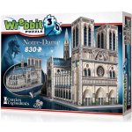 Wrebbit 3D puzzle Katedrála Notre-Dame 830 ks – Zboží Mobilmania