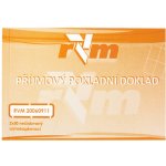 RVM 20060025 Příjmový pokladní doklad A6 NCR - nečísl. 2x50 listů – Hledejceny.cz