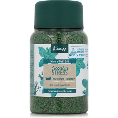 Kneipp Goodbye Stress Watermint & Rosemary koupelová sůl 500 g