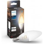 Philips HUE LED světelný zdroj, 5,2 W, 470 lm, teplá studená bílá, E14 PHLEDHB5.2W/AMB – Zboží Živě