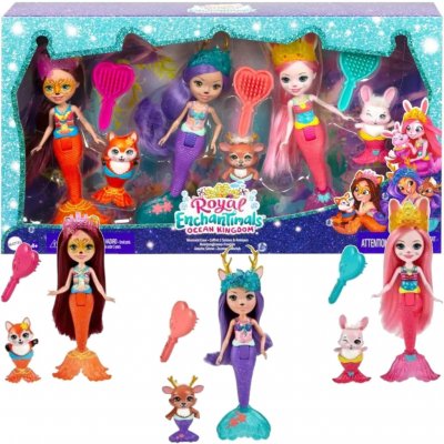 Mattel ENCHANTIMALS ROYAL Mořské panny 3ks – Zboží Mobilmania