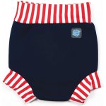 Kojenecké plavky Splash About Happy Nappy Navy Red Stripe – Zboží Dáma