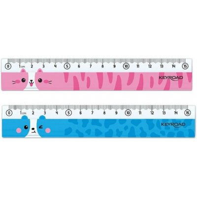 KeyRoad pravítko 15 cm mix zvířátka 644832 – Sleviste.cz