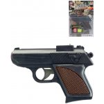 Teddies pistole kov plast 10 cm na měkké kuličky – Hledejceny.cz