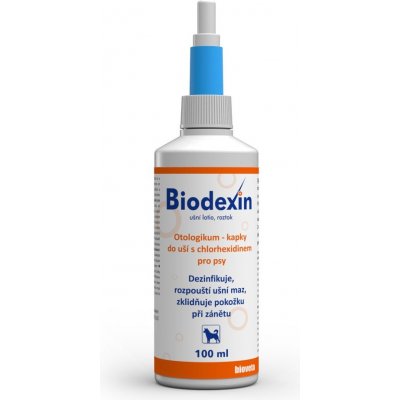 Bioveta Kapky do uší pro psy Biodexin 100 ml – Zboží Mobilmania