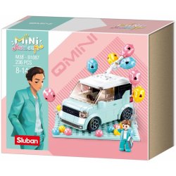 Sluban B1087 Qmini zelené autíčko