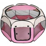 Merco Pet Octagonal ohrádka pro psy červená-černá varianta 42943 – Zbozi.Blesk.cz