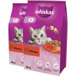 Whiskas Adult hovězí 2 x 14 kg – Zbozi.Blesk.cz