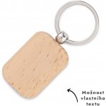 Dřevia Dřevěný přívěsek na klíče - zaoblený – Zboží Dáma