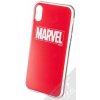 Pouzdro a kryt na mobilní telefon Apple Pouzdro Marvel Logo 002 TPU ochranné silikonové s motivem Apple iPhone X iPhone XS červené