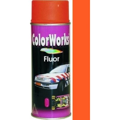 Color Works Fluor 918540 fosforově oranžová nitrocelulózový lak 400 ml – Zbozi.Blesk.cz