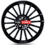 KESKIN KT15 7x16 5x114,3 ET40 black lip polished | Zboží Auto