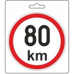 Samolepka omezená rychlost 80km/h (110 mm) – Hledejceny.cz