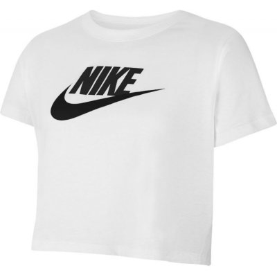 Nike Sportswear Crop Futura Tee white/black/black – Zboží Mobilmania