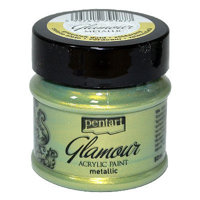 Akrylová barva Glamour metallic 50 ml zelené zlato – Hledejceny.cz