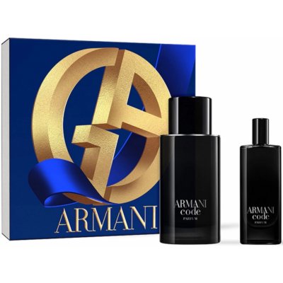 Giorgio Armani Code Le Parfum Homme parfém 75 ml + parfém 15 ml, dárková sada pro muže – Zboží Mobilmania