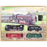 Dudlu Vláček souprava vlaková mašinka 2 vagony nákladní na baterie Zvuk plast – Zboží Dáma