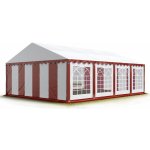 Pártystany Jičín Párty stan 5x8m PVC Standard Červeno-bílá – Sleviste.cz
